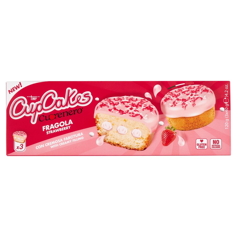 Cupcake Fragola Cuorenero - Foto 1