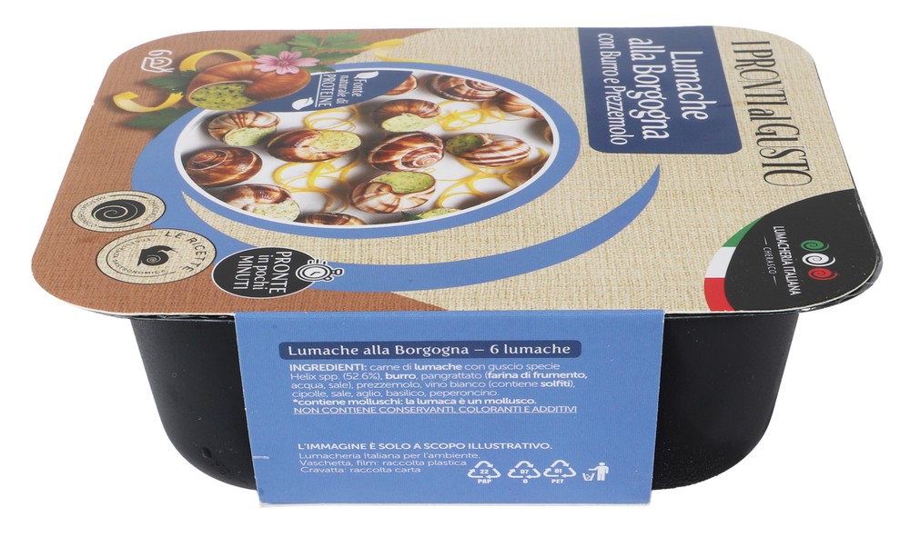 6 Lumache Alla Borgogna Surgelate Lumacheria Italiana - Foto 2