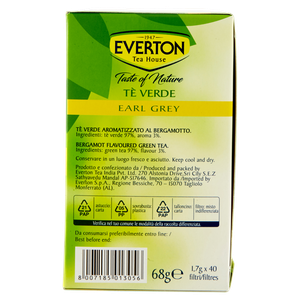 Te' Verde Earl Grey Everton 40 Filtri