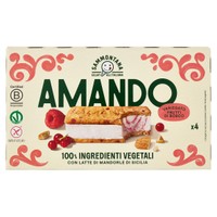 Biscottogelato Frutti Rossi Senza Latte 4x52g Amando