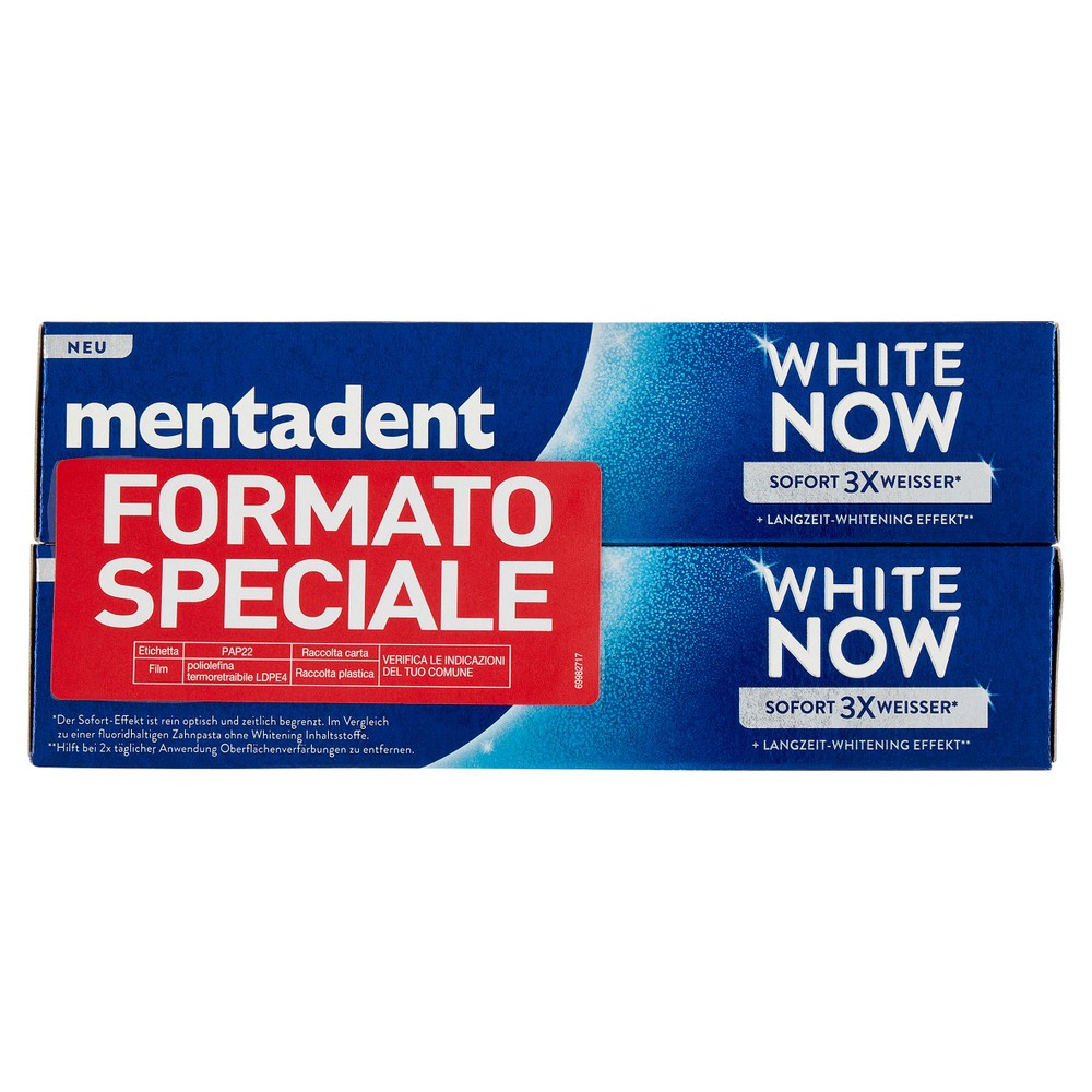 2 Dentifricio White Now Mentadent - Foto 1