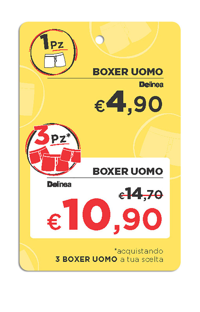 Boxer Uomo 7 Nero Stampato Scuro Delinea - Foto 2
