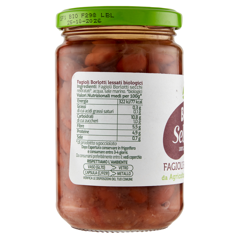 Fagioli Borlotti Lessati Biologici Select - Foto 2