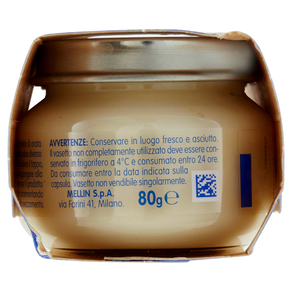 Omogeneizzato Pesce Dal 4° Mese Di Orata 2x80g Mellin - Foto 2