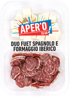 Duo Fuet Spagnolo E Formaggio Iberico Aper'o To Go!