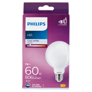 Lampadina A Led Globo 60w Attacco E27 Luce Fredda Philips - Foto 3