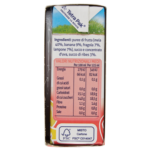 Frullato 100% Frutti Rossi Valfrutta 3 Da Ml.125 Cad. - Foto 2