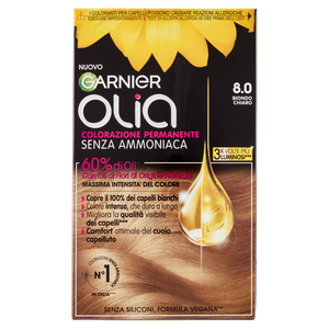 Colorazione Capelli Olia 8.0 Biondo Chiaro - Foto 1