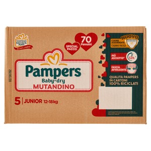 Pannolini Baby Dry Mutandino Specialpack, Tg 5 Junior 11-15 Kg Pampers