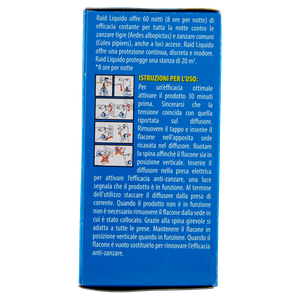 Liquido Antizanzare Elettrico Ricarica 60 Notti Inodore Raid - Foto 2