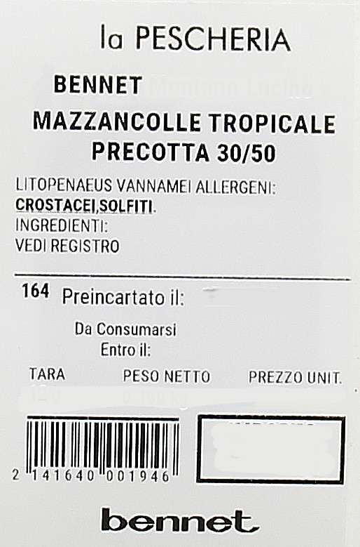 Mazzancolle Tropicali Precotte 30/50 - Foto 3