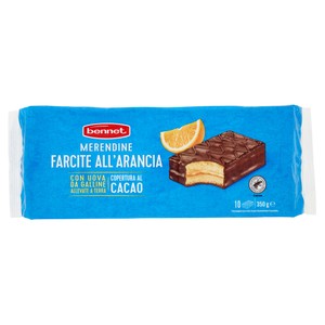 Merendine Ricoperte Al Cacao Magro Farcite Arancia 10x35g Bennet - Foto 1