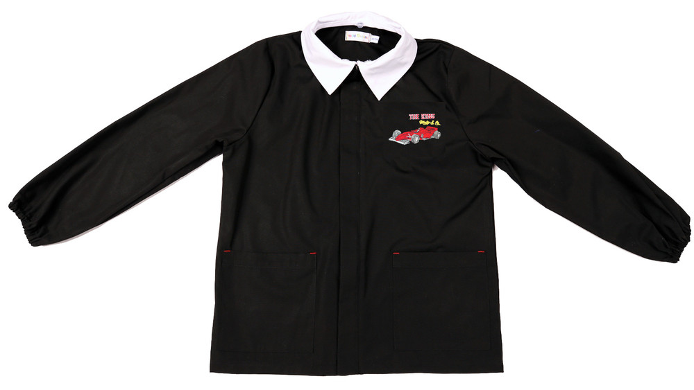 Casacca Scuola Bambino 9 Anni Nero Ricamo F.1 - Foto 1