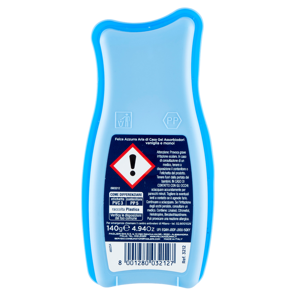 Deodorante Ambiente In Gel Aria Di Casa Vaniglia Felce Azzurra - Foto 3