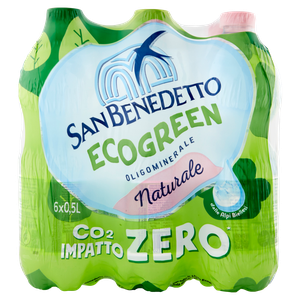 Acqua Naturale Ecogreen San Benedetto 6 Da L.0,5 - Foto 3