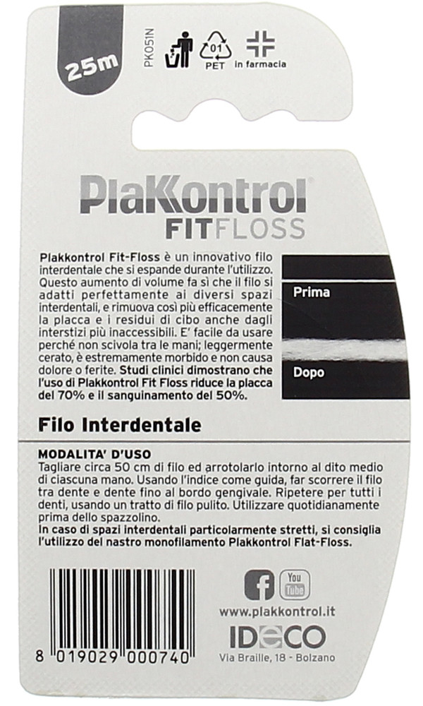 Fili Interdentale Fit Floss Plakkontrol - Foto 2