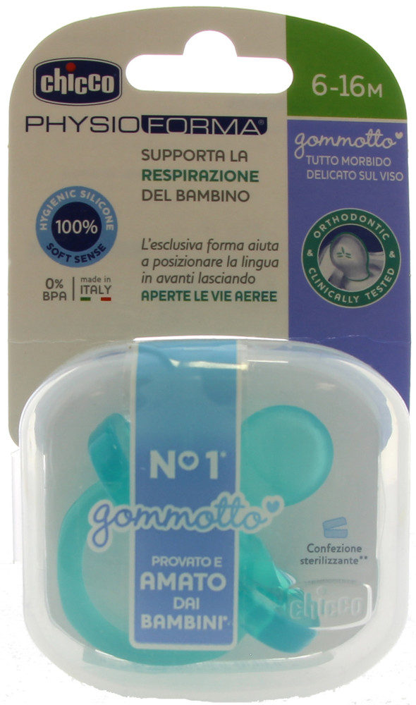 Gommotto Physioforma In Silicone Boy 6 Mesi + Chicco