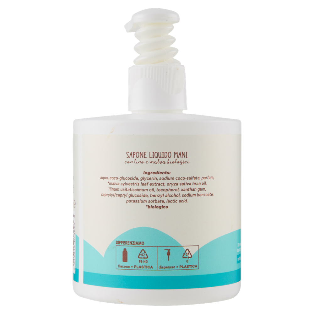 Sapone Liquido Con Lino E Malva Bennet Cosmesi Naturale Bio - Foto 2