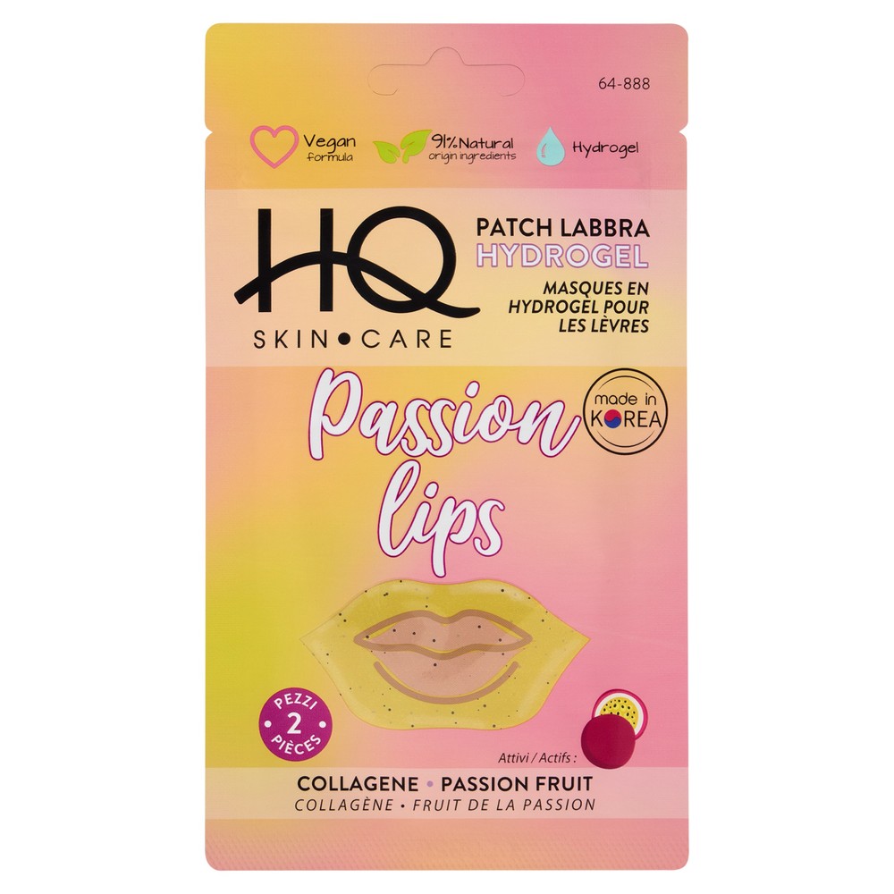 Patch Labbra Hydrogel Collagene - Passion Fruit 2 X 2,5 G Hq - Foto 1