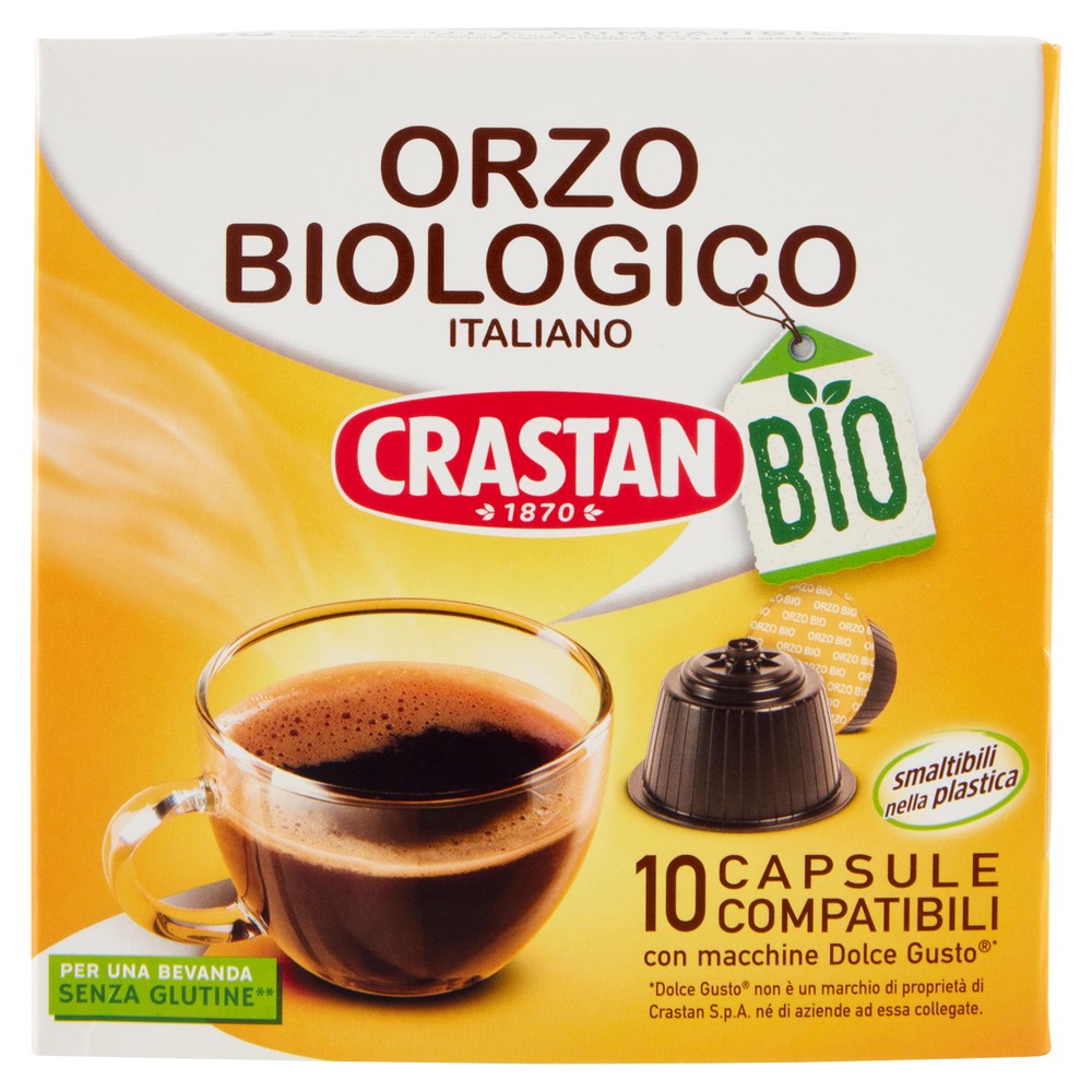 Capsule Orzo Bio Italiano Compatibili Con Dolce Gusto 10pz Crastan - Foto 1