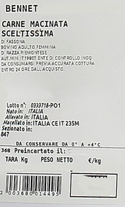 Carne Macinata Sceltissima Fassona Piemontese - Foto 3