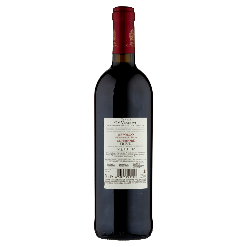 Refosco Aquileia Friuli Doc Ca Vescovo - Foto 3