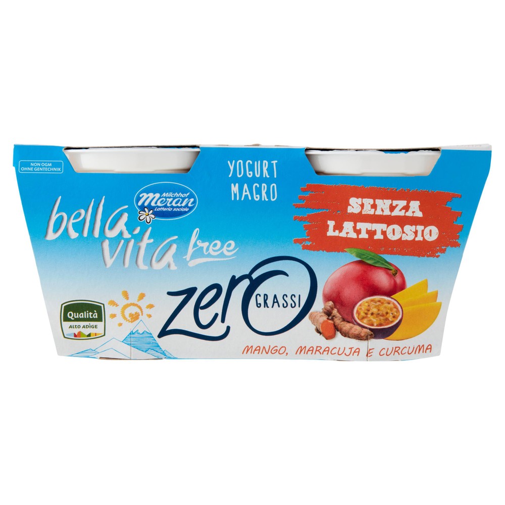 Yogurt Senza Lattosio Mango E Curcuma Bella Vita 2 Da Gr.125 - Foto 1