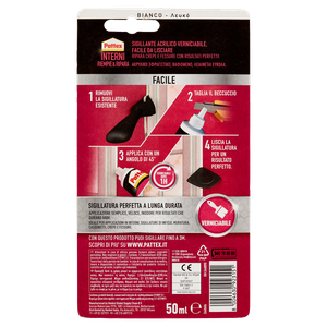 Sigillante Light Bianco Per Interni 50 Ml Pattex - Foto 3