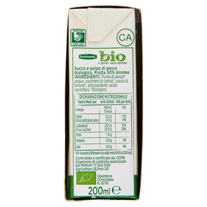 Succo E Polpa Pesca Bennet Bio Conf.Da Ml 200x3 - Foto 2