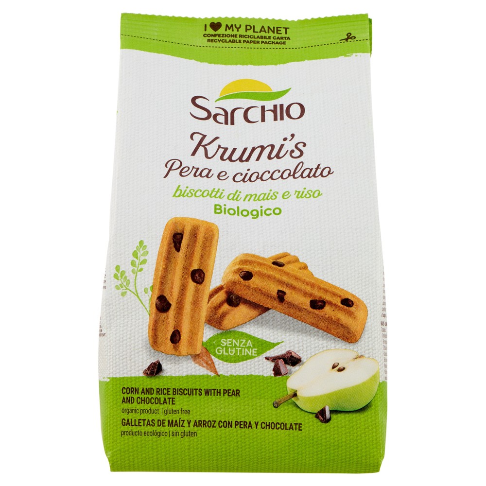 Biscotti Krumiri Pera E Cioccolato Sarchio - Foto 1
