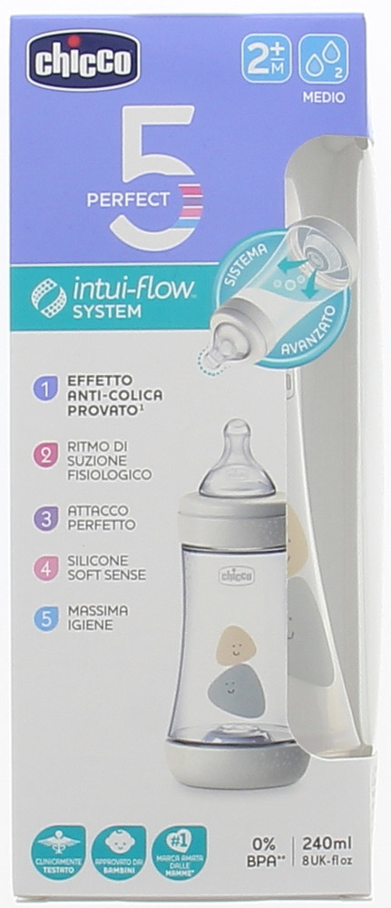 Biberon Perfect 5 Unisex Chicco Ml.240 - Foto 1