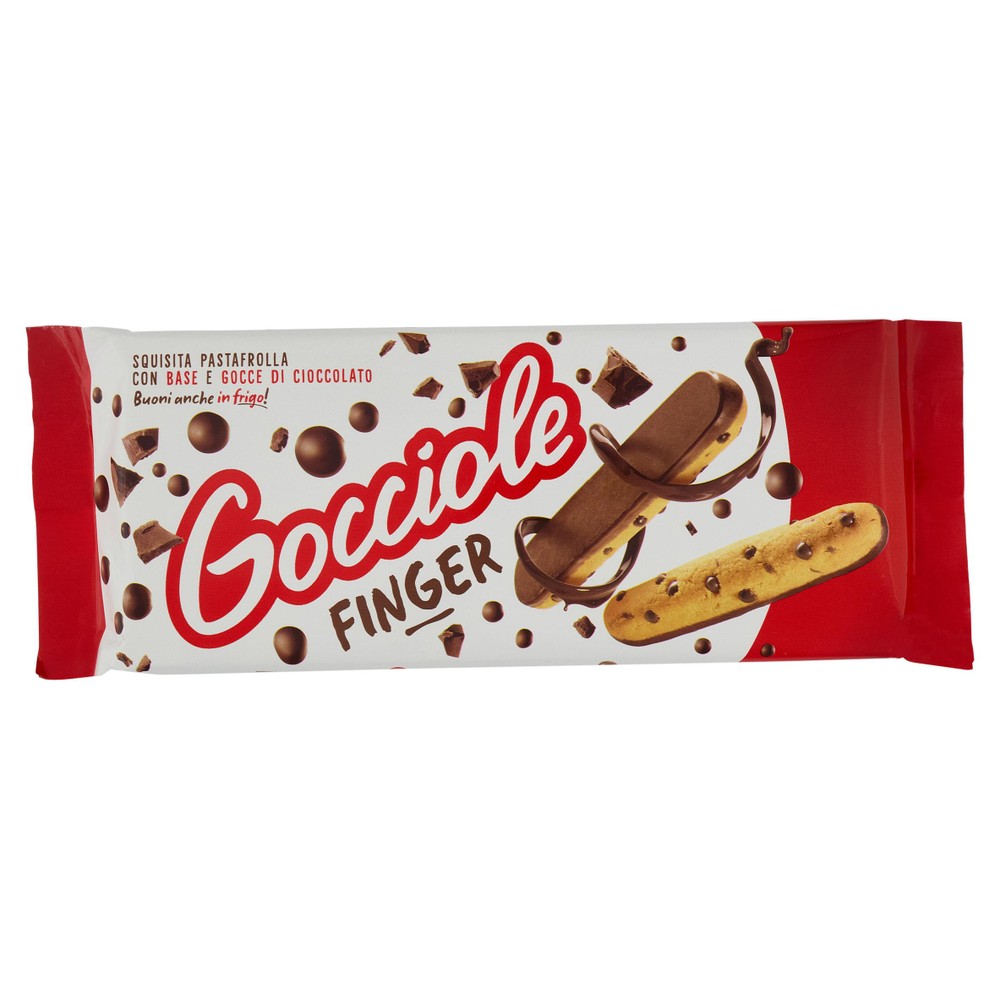 Biscotti Gocciole Finger Con Gocce Di Cioccolato Pavesi - Foto 1