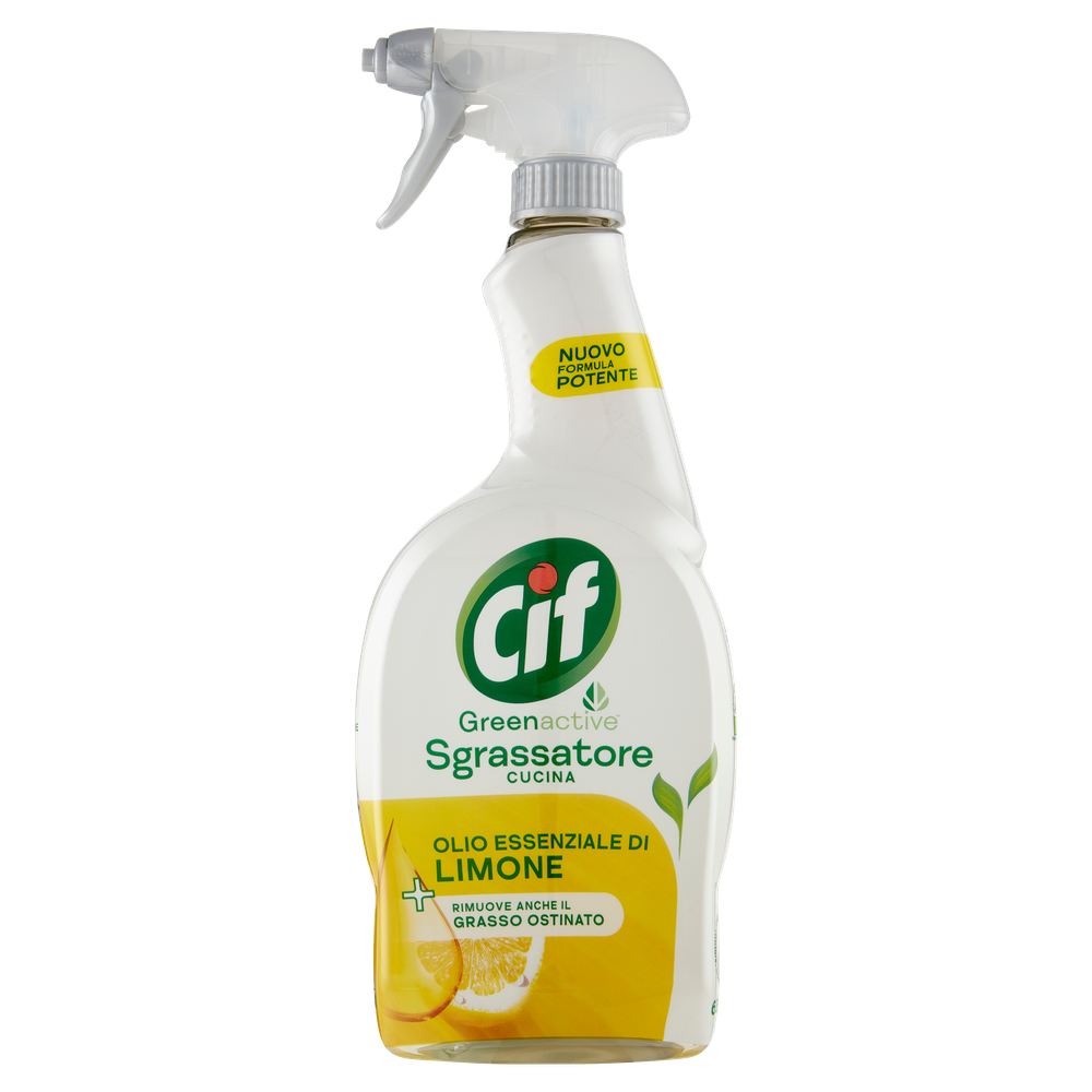Sgrassatore Spray Multisuperficie Limone Green Active Cif