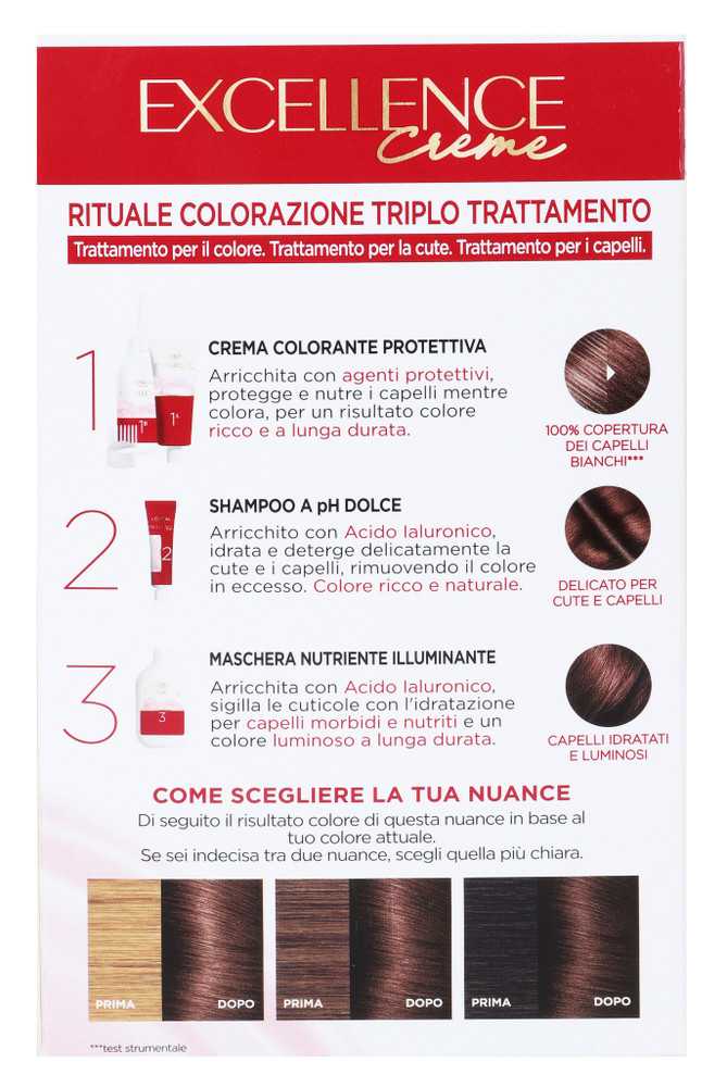 Colorazione Capelli N 5.15 Marron Glace' Excellence - Foto 3
