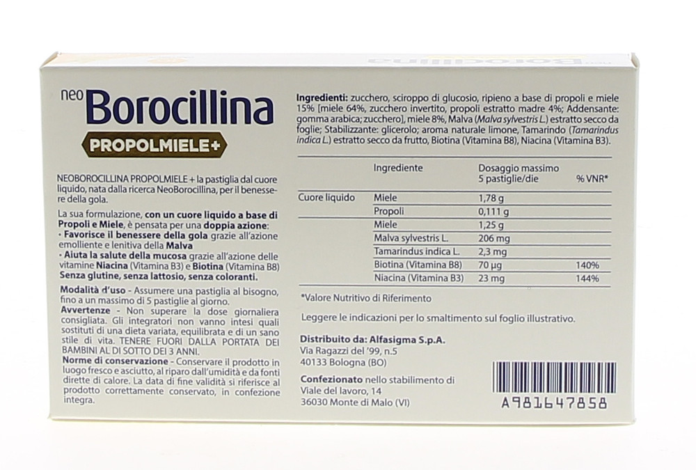 Neoborocillina Propolmiele + Limone