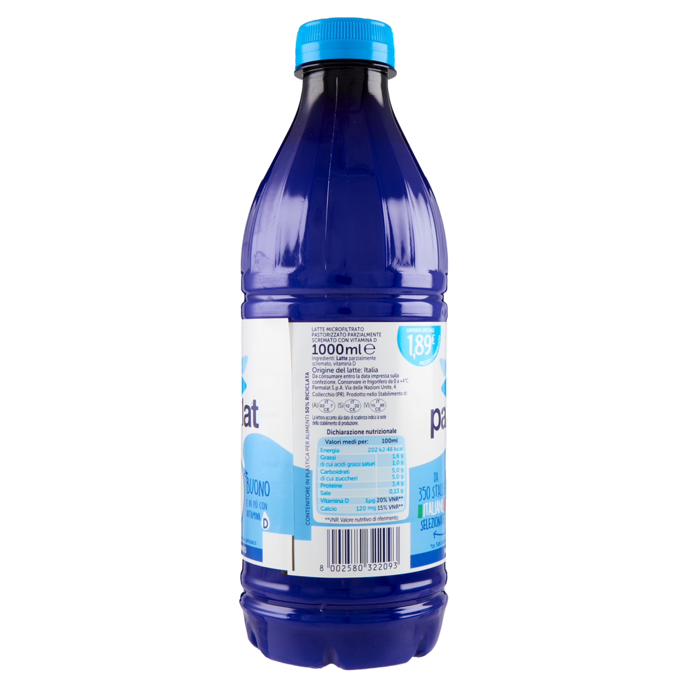 Latte Dura Di Piu' P.S. Blu Premium Parmalat - Foto 2