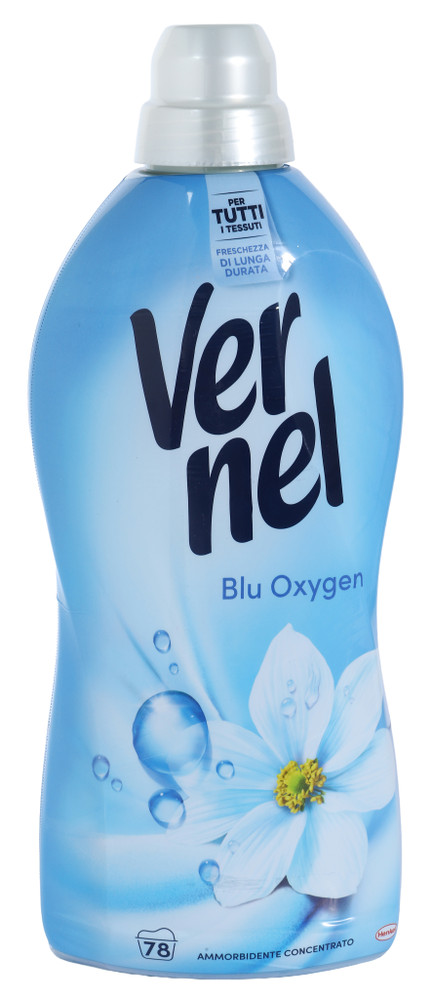 Ammorbidente Concentrato Per Lavatrice Blu Oxygen 78 Lavaggi Vernel - Foto 1