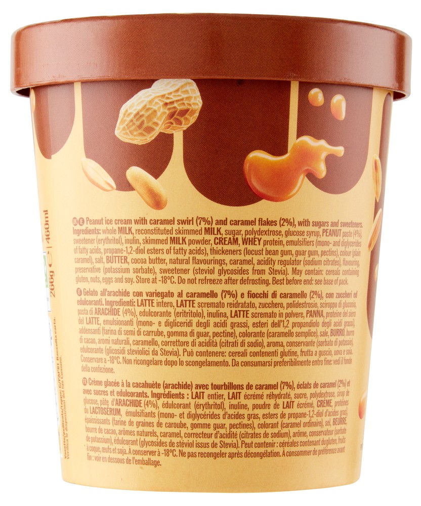 Gelato All'arachide Con Caramello E Fiocchi Di Caramello Lec - Foto 2