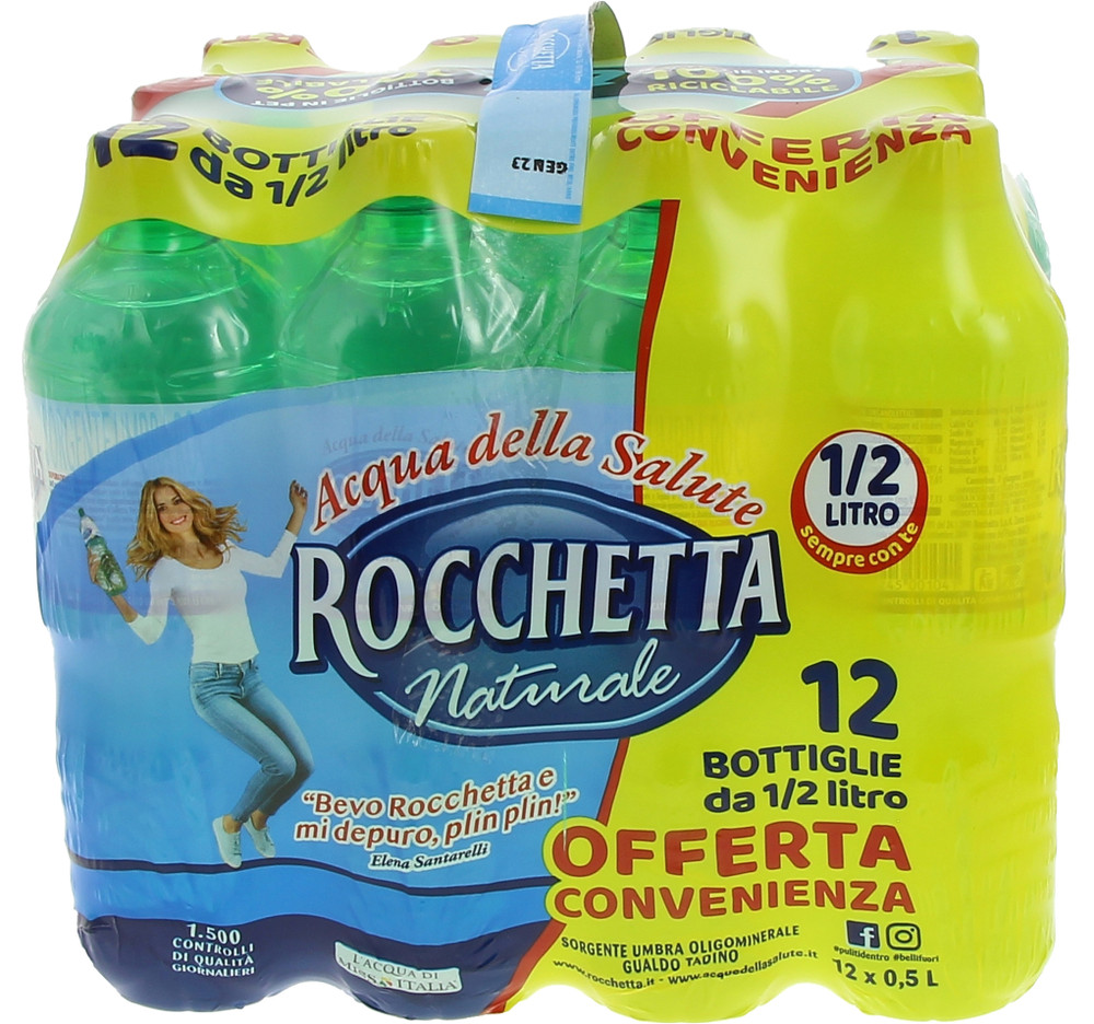 Acqua Minerale Naturale Rocchetta 12 Da Ml.500 - Foto 1