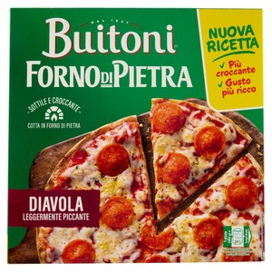 Buitoni Forno Di Pietra Diavola Leggermente Piccante Pizza Surgelata - Foto 1