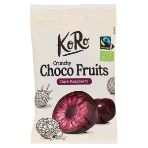 Koro Crunchy Choco Fruits Dark Raspberry - Foto 1