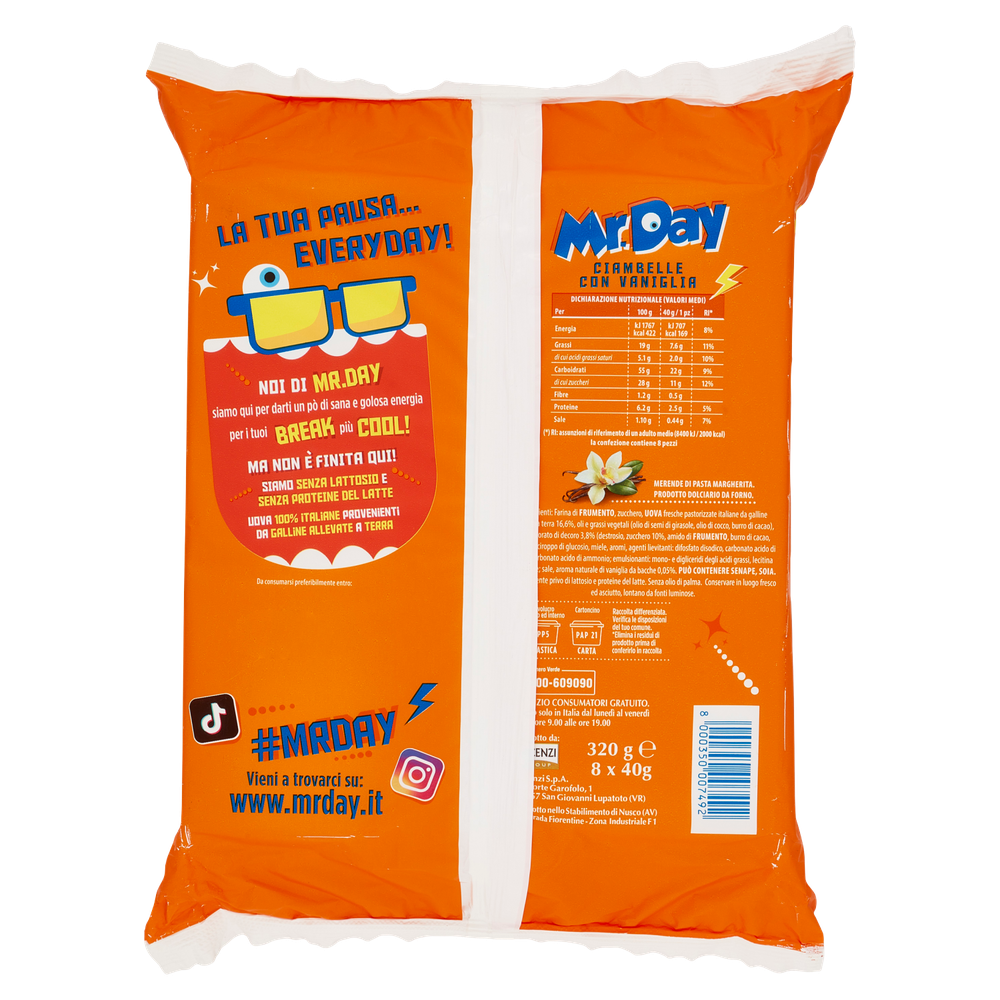 Ciambelle Con Vaniglia Naturale Da Bacche 8x40g Mr.Day - Foto 3