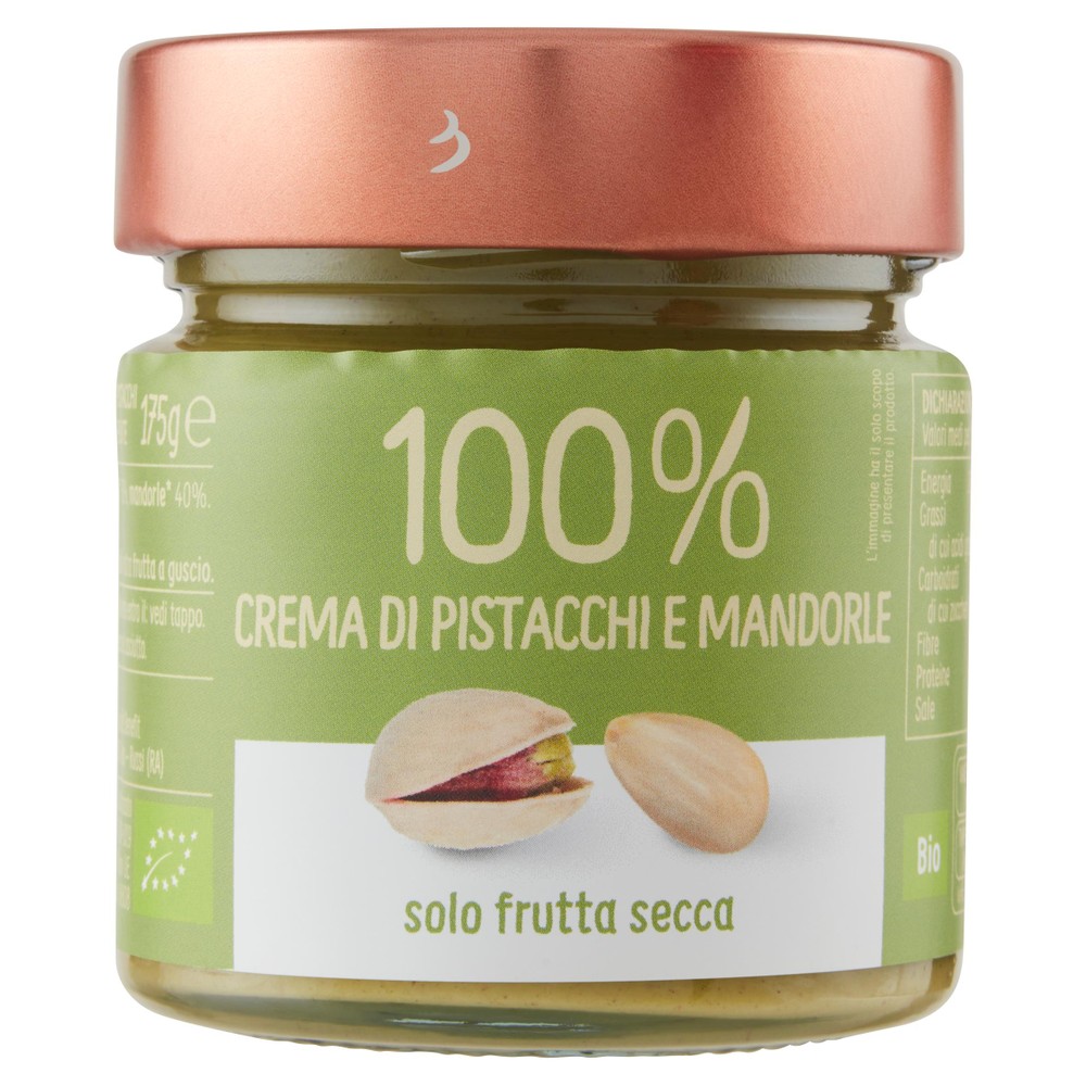 Crema Spalmabile Biologica 100% Pistacchi E Mandorle Eurocompany - Foto 1
