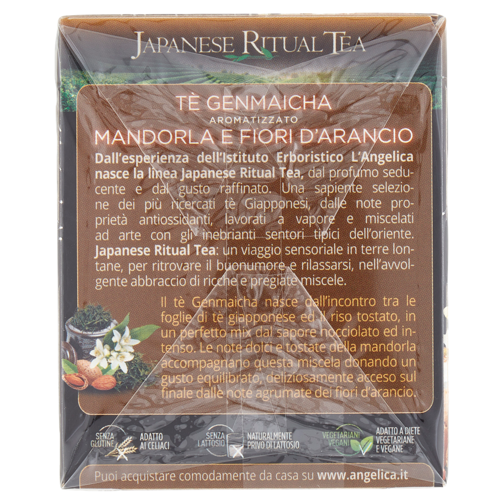 Te'genmaicha Mandorla E Fiori Di Arancio Japenese Ritual Tea L