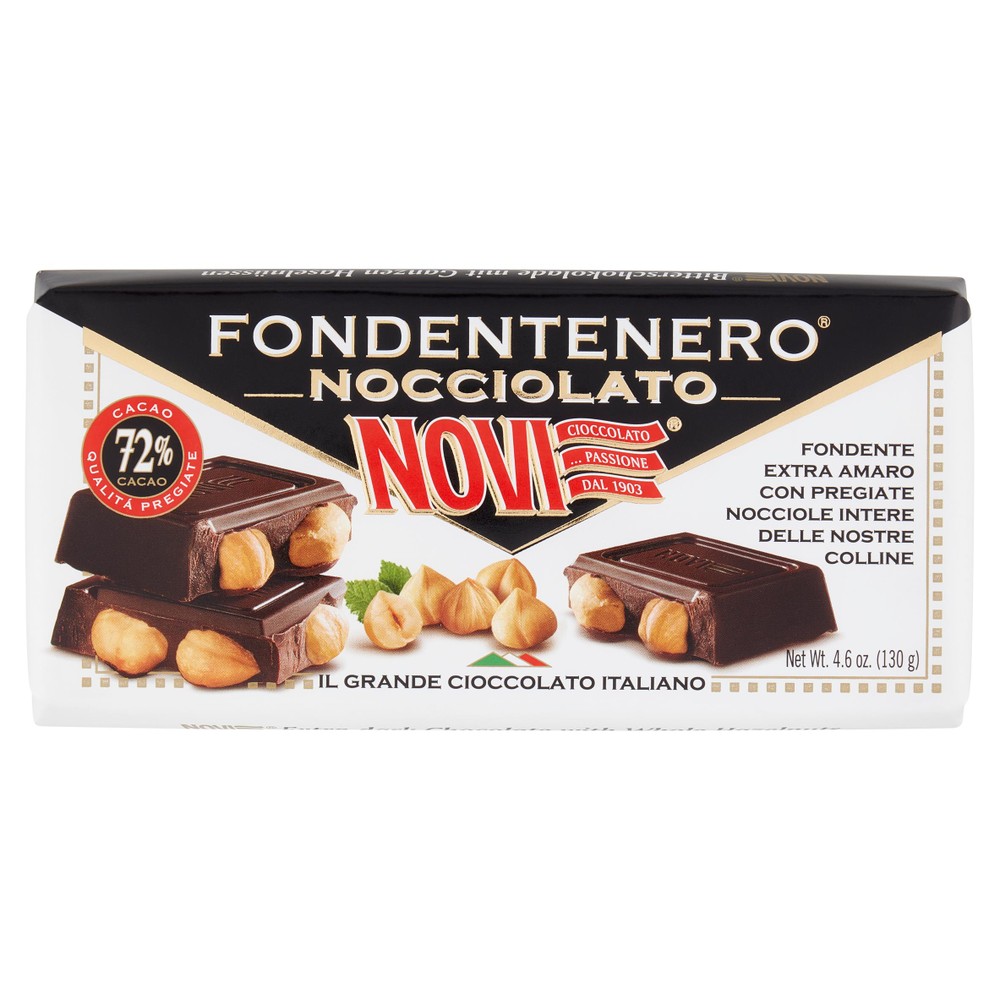 Tavoletta Fondente Nero Nocciolato Novi - Foto 1