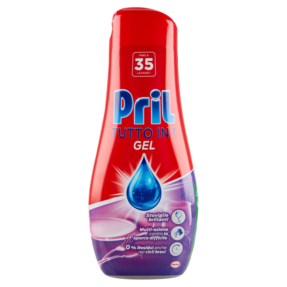Detergente Lavastoviglie Gel Classico Tutto In 1 Pril 35 Lavaggi - Foto 1