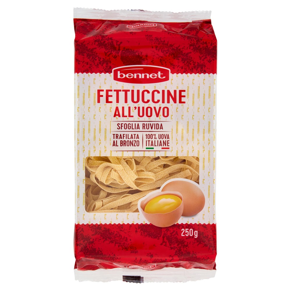 Pasta Fettuccine All'uovo Trafilate Al Bronzo Bennet - Foto 1