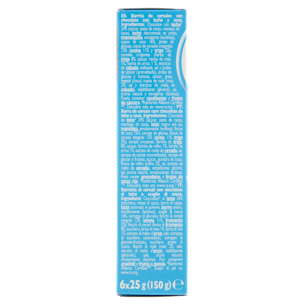Barrette Ai Cereali Con Cioccolato E Cocco Corny, Conf.6x25 Gr - Foto 2