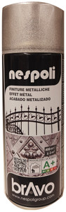 Spray Acrilico Metallizzato Con Glitter Argento Nespoli Ml.400 - Foto 2