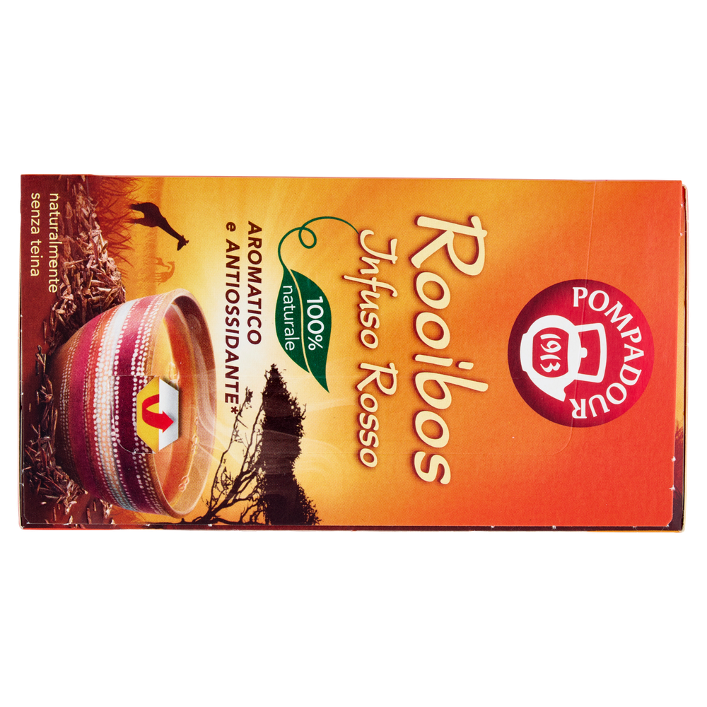 Infuso Rosso Rooibos Pompadour, Conf. 20 Filtri - Foto 3